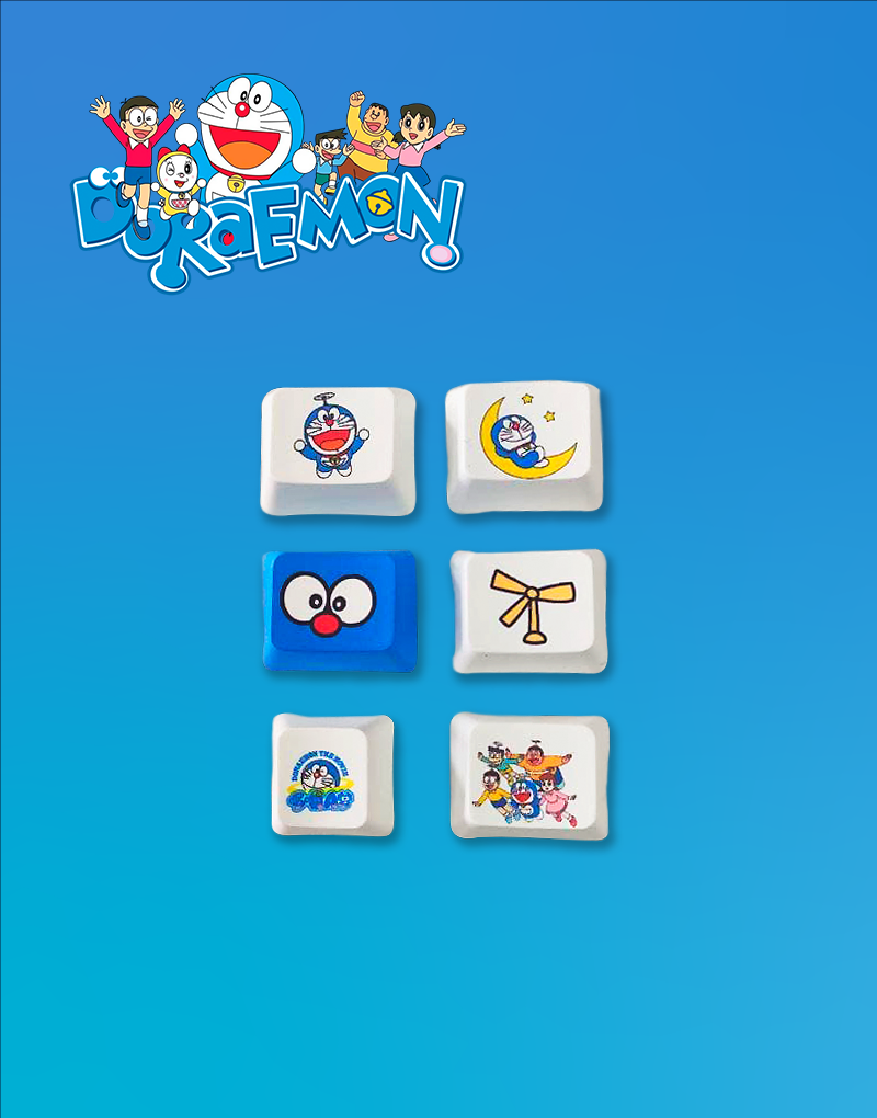 keycap Doraemon