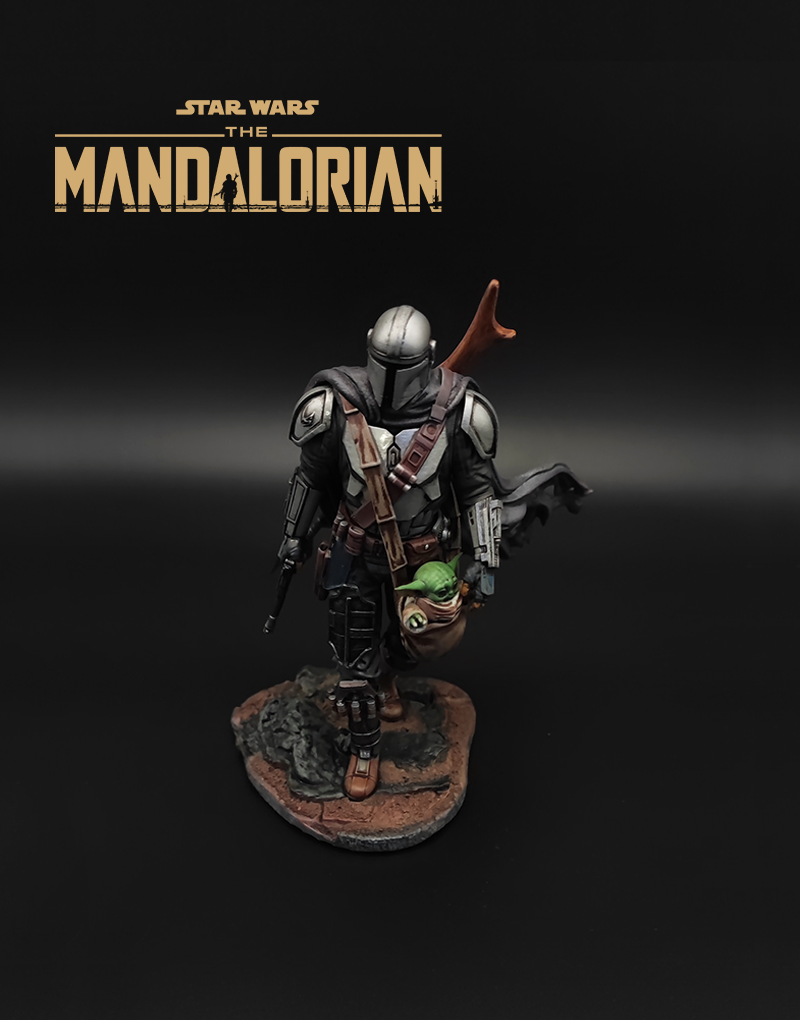 Figura Mandalorian Din Djarin - Grogu