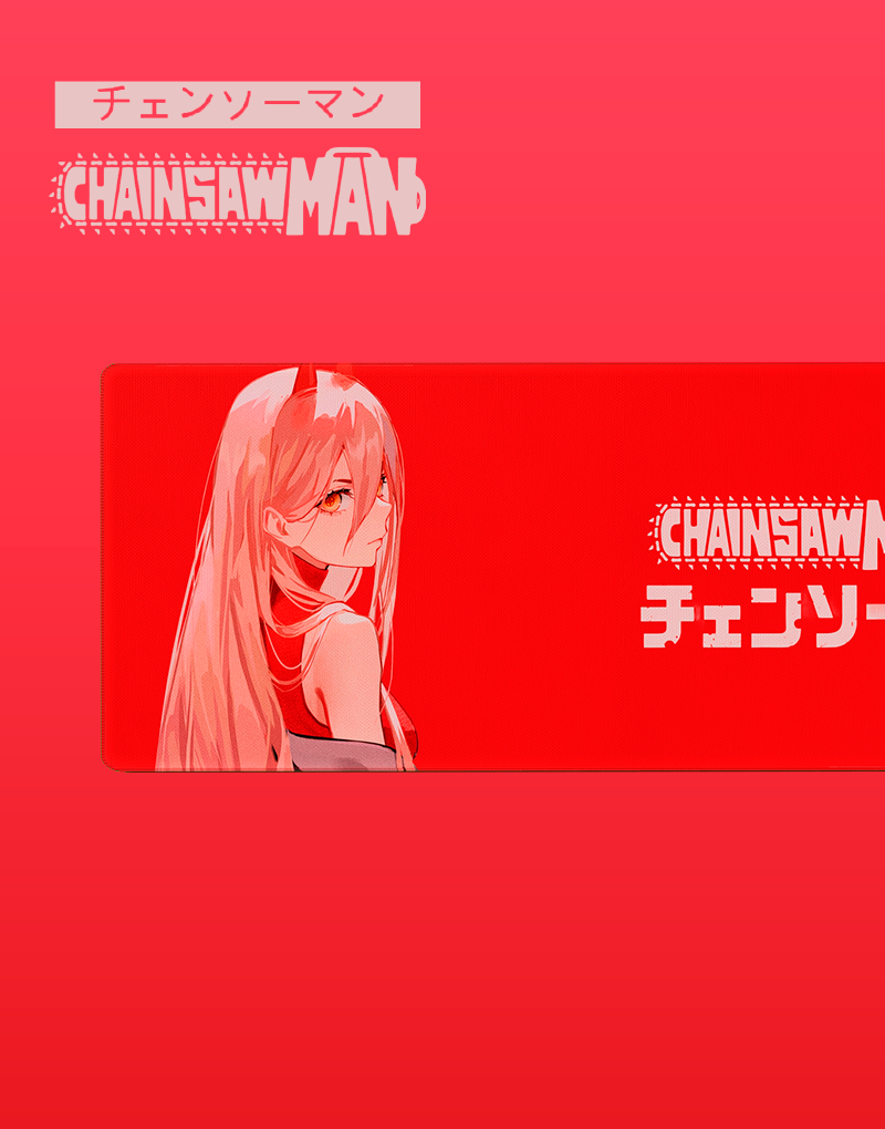 Mouse Pad Chainsaw Man Power