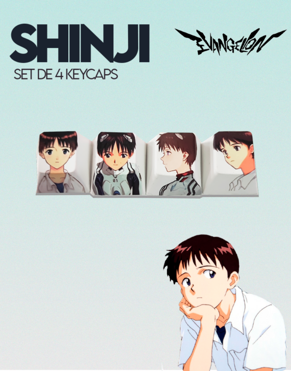 Keycaps Evangelion Shinji