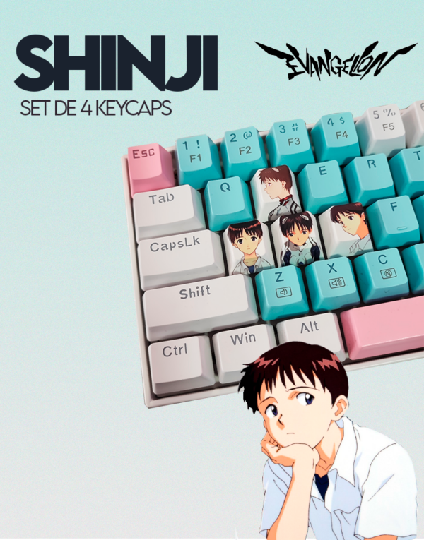 Keycaps Evangelion Shinji