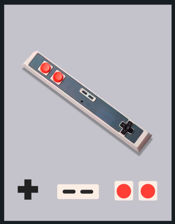 Barra Espaciadora Retro NES