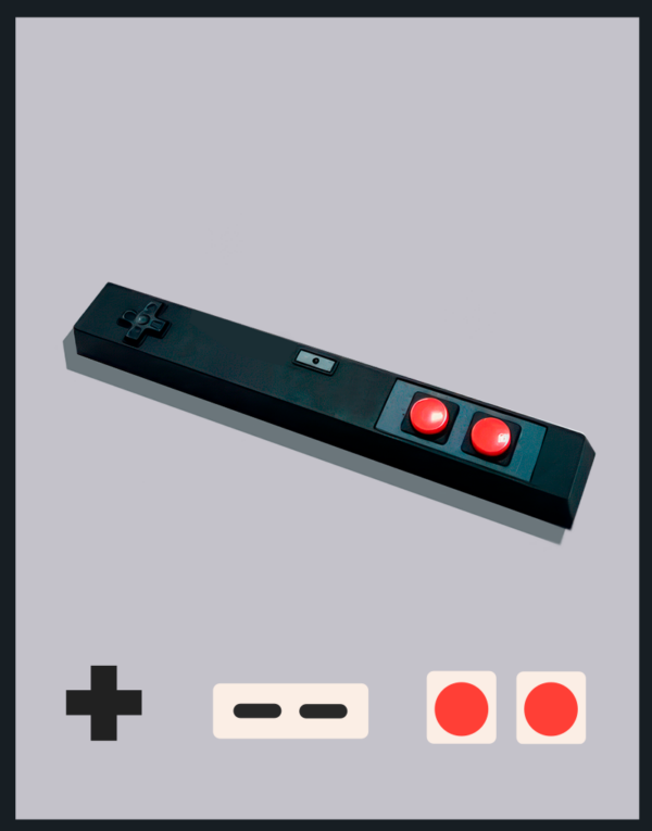 Barra Espaciadora Retro NES