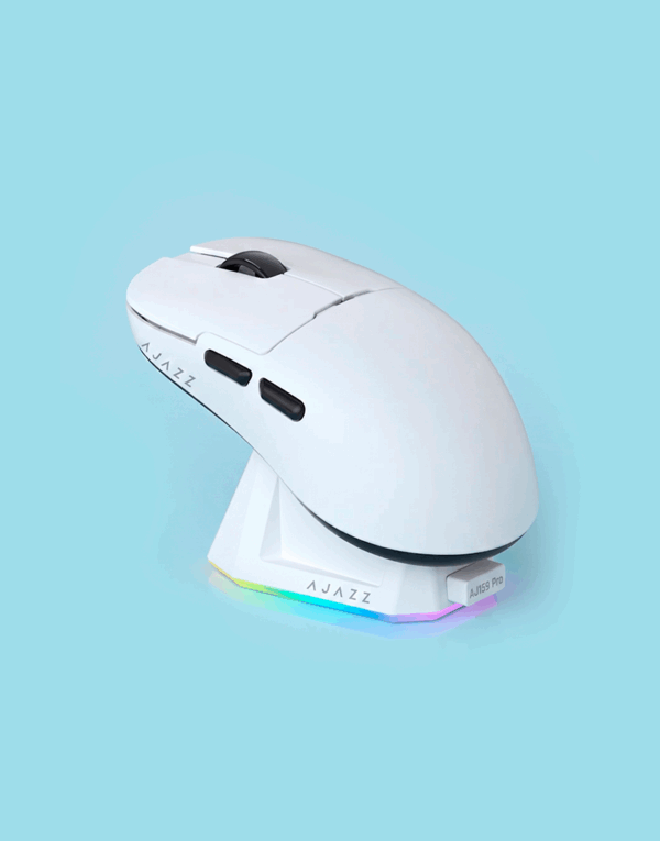 Mouse gamer Ajazz Aj159 inalámbrico con base de carga