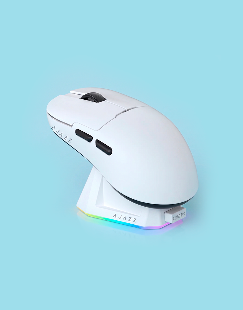 Mouse gamer Ajazz Aj159 inalámbrico con base de carga